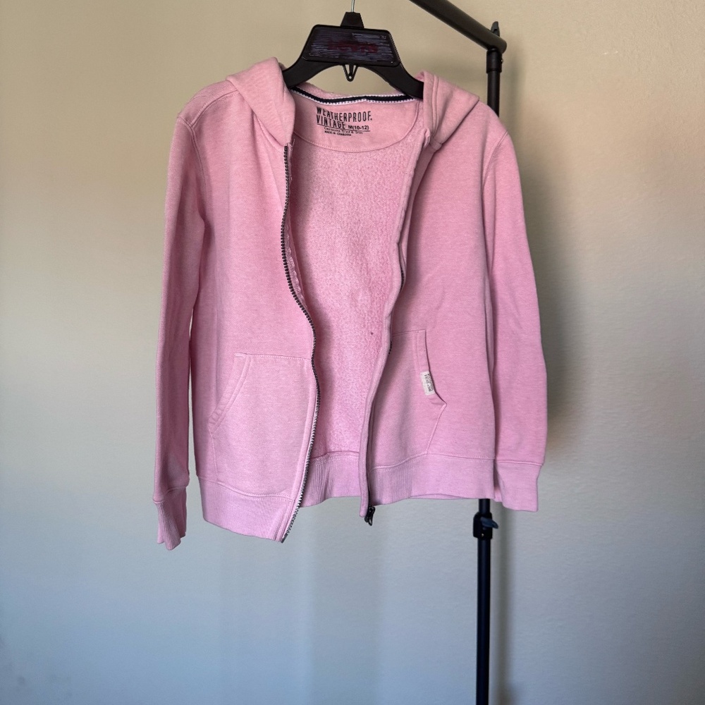 weatherproof vintage pink sweater